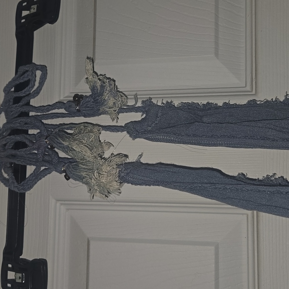 Free People Look Into the Sun Maxi Dress Endless Summer Size XS Blue Grey - Picture 9 of 10